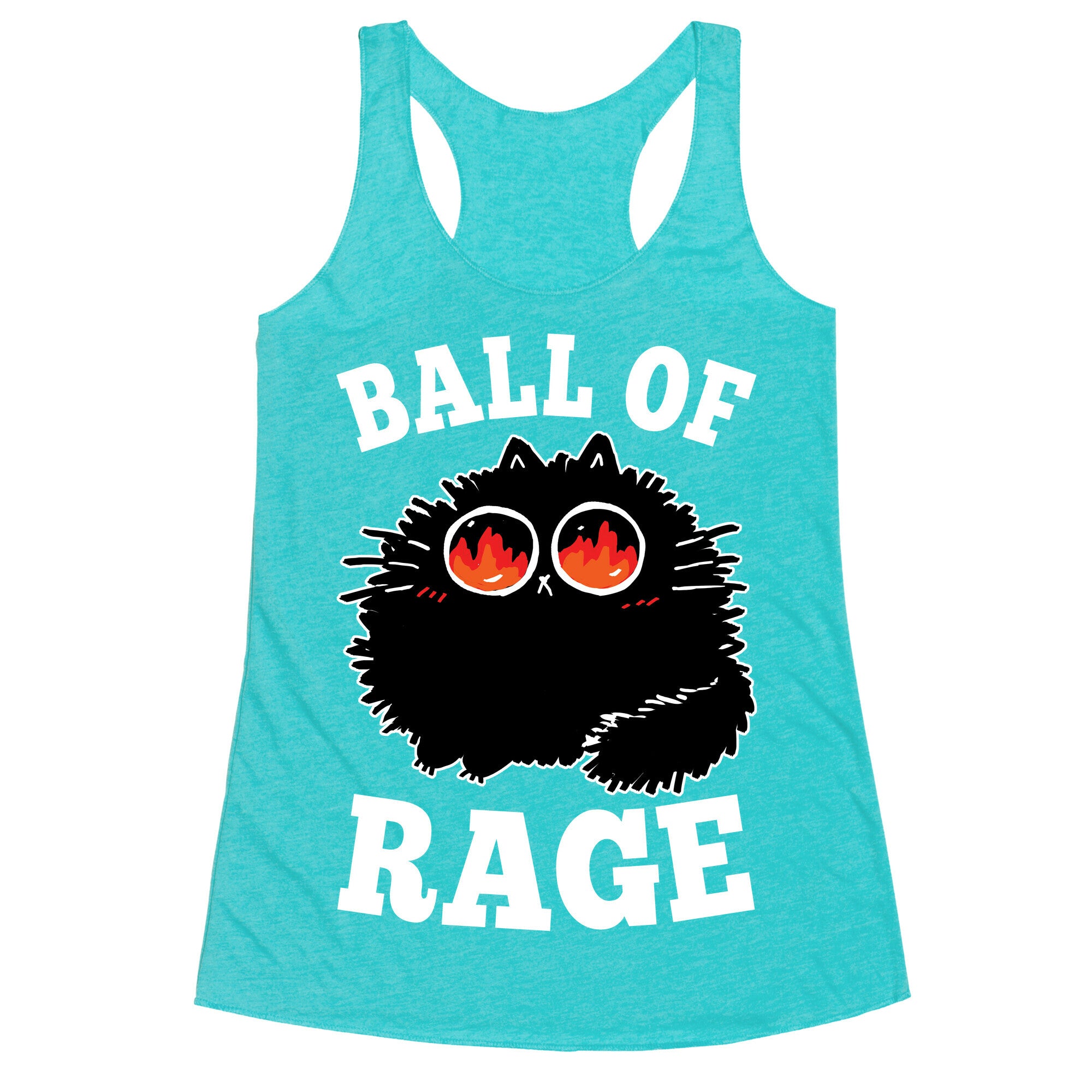 Ball Of Rage Racerback Tank